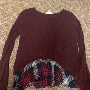 Maroon sweater